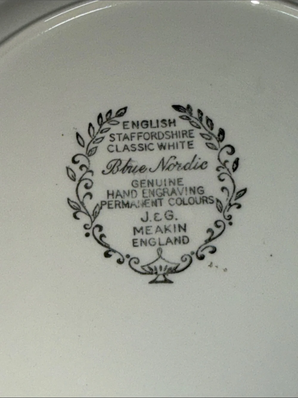 J & G Meakin Blue Nordic Dinner Plate 10